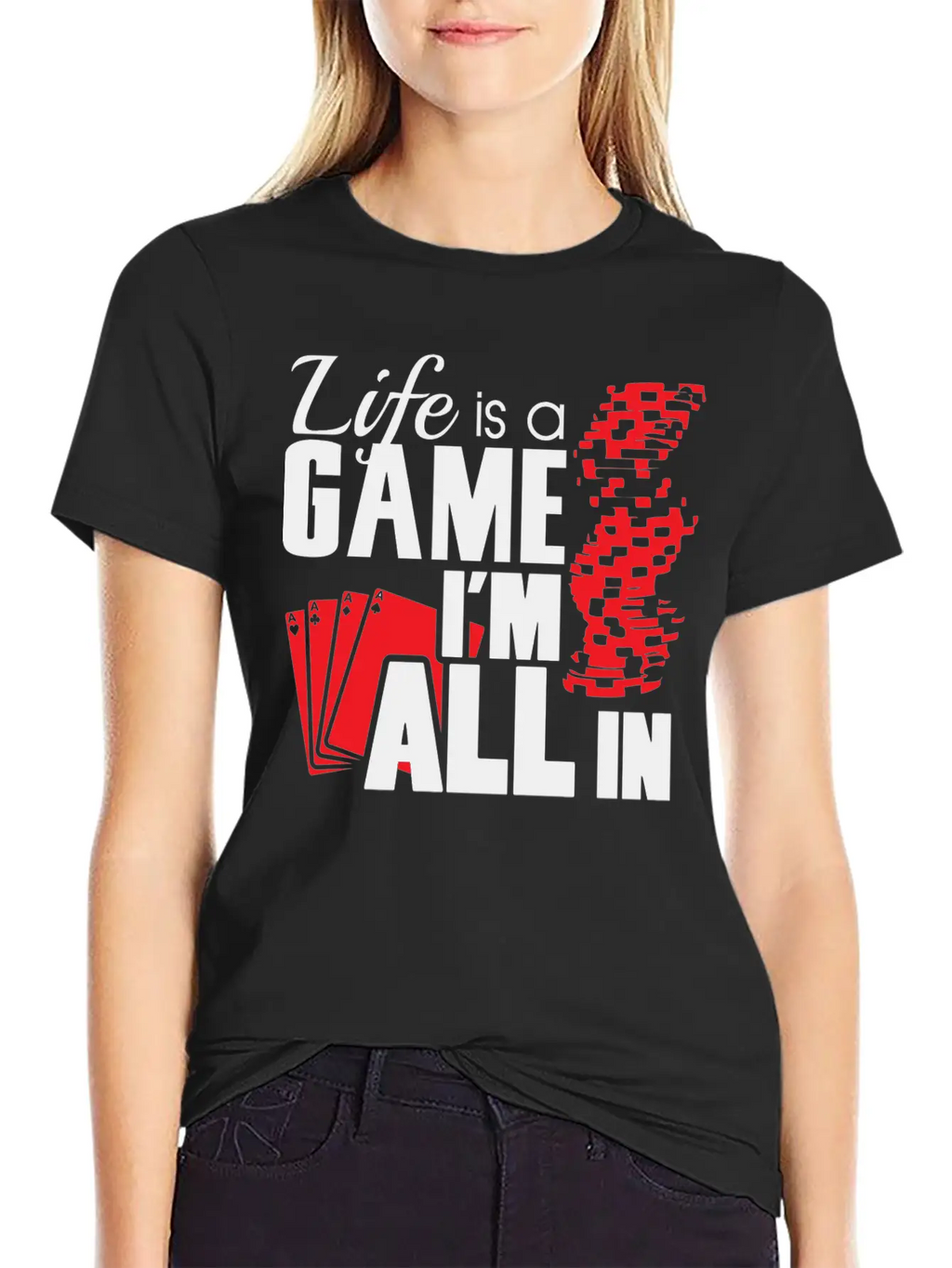 Game - Life Is A Game And I'm All In Unisex Casual T-Shirt – Clean Design For Daily Comfort