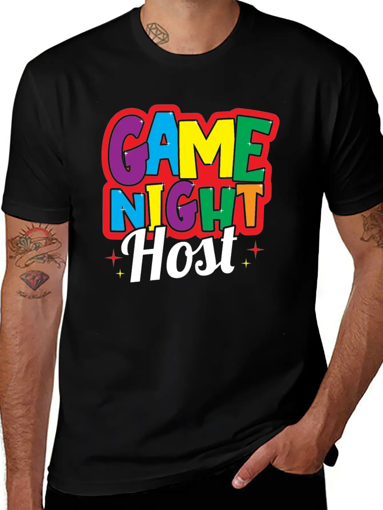 Game Night Host Breathable Soft Cotton T-Shirt – Timeless Casual Look