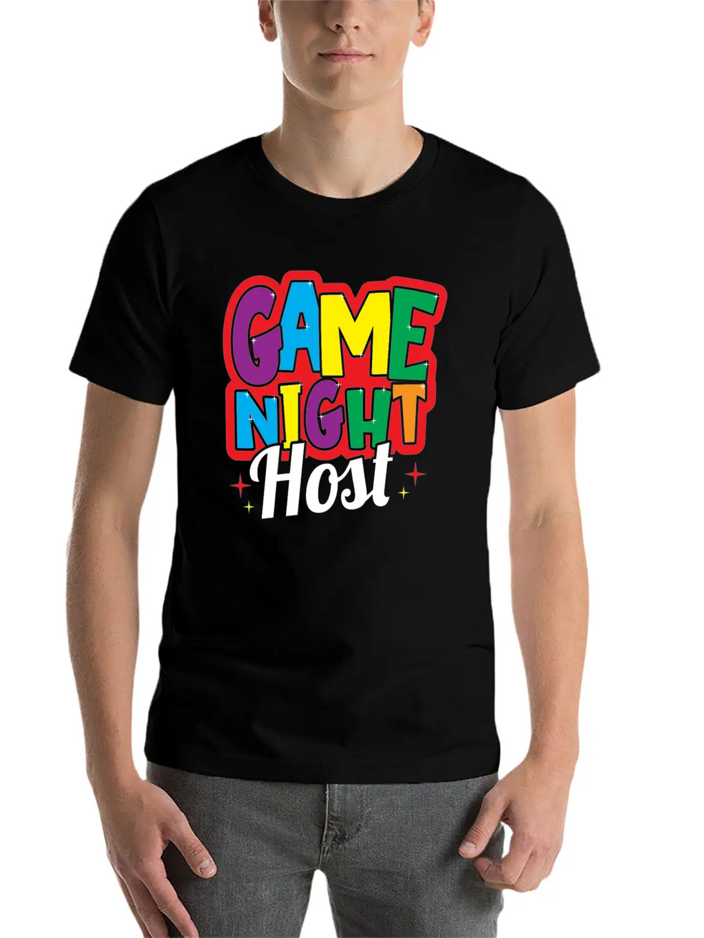 Game Night Host Breathable Soft Cotton T-Shirt – Timeless Casual Look