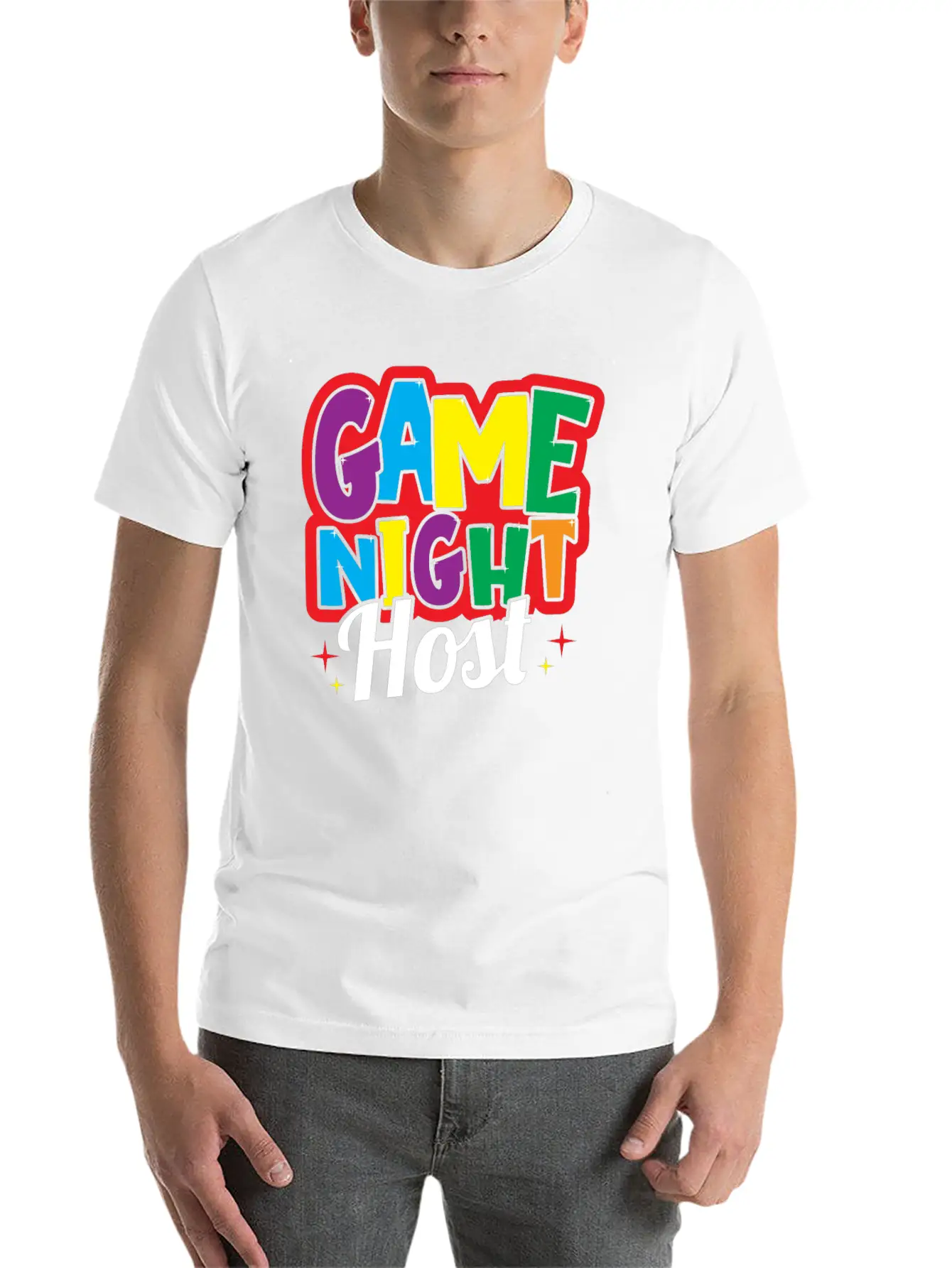 Game Night Host Breathable Soft Cotton T-Shirt – Timeless Casual Look