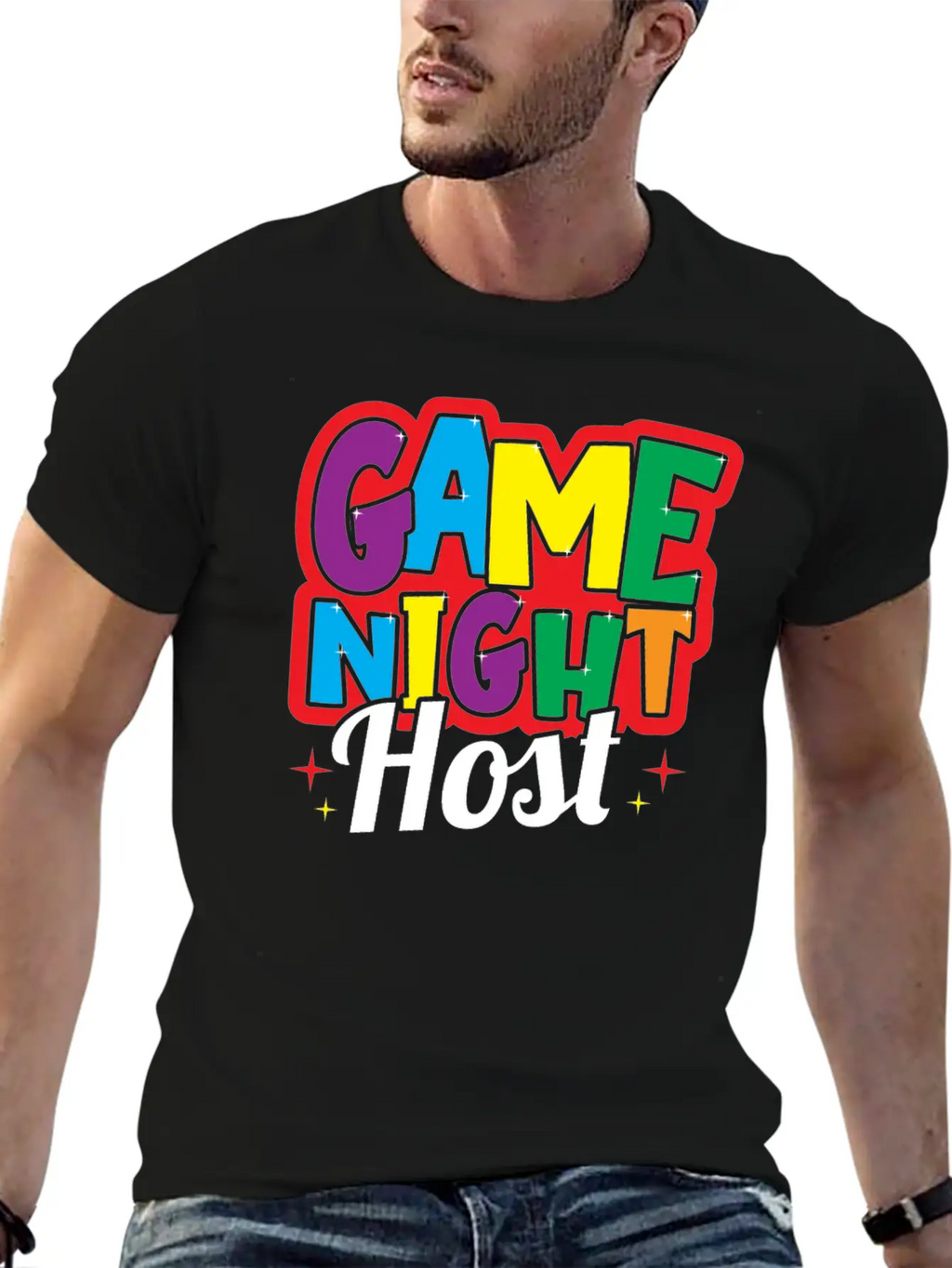 Game Night Host Breathable Soft Cotton T-Shirt – Timeless Casual Look