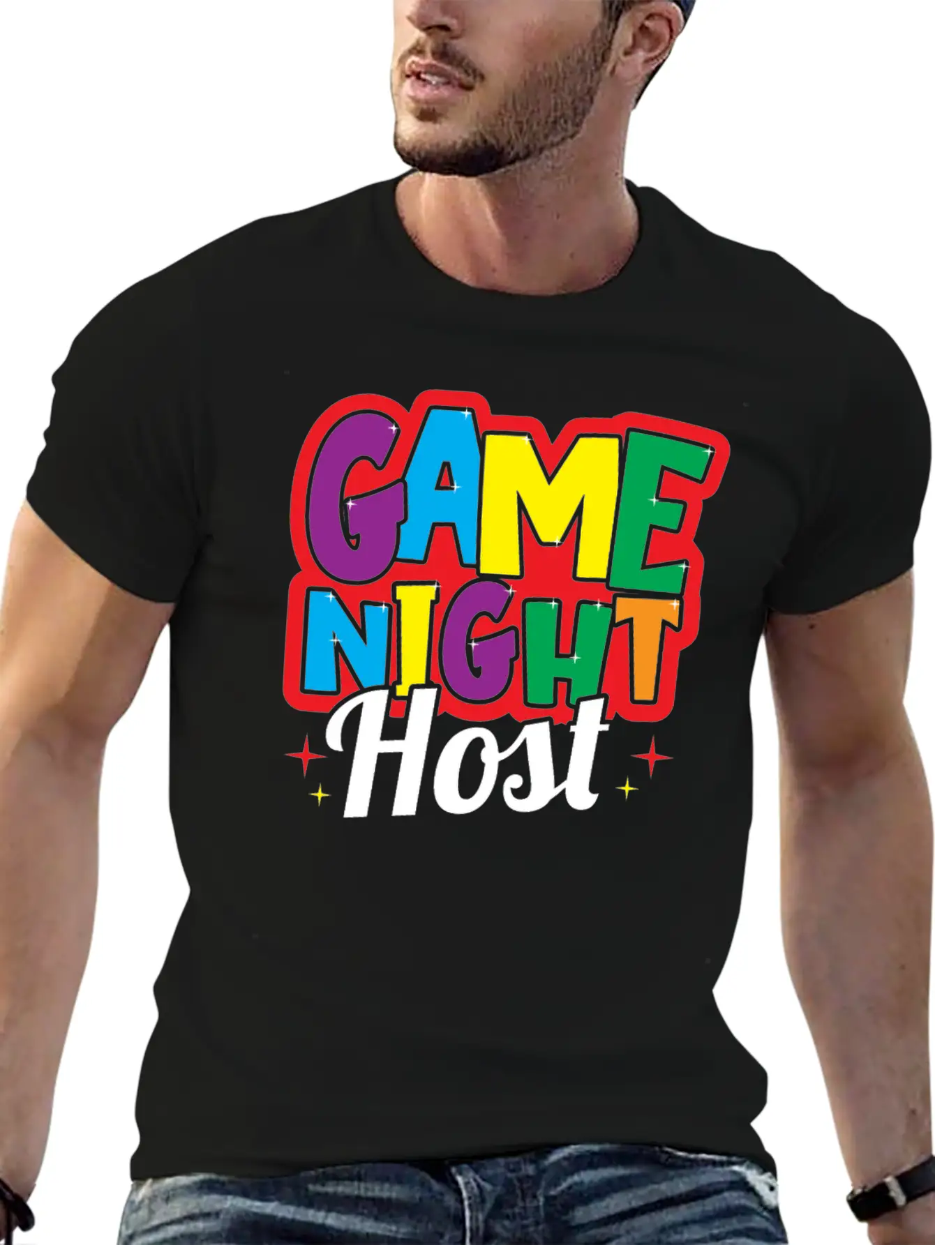 Game Night Host Breathable Soft Cotton T-Shirt – Timeless Casual Look