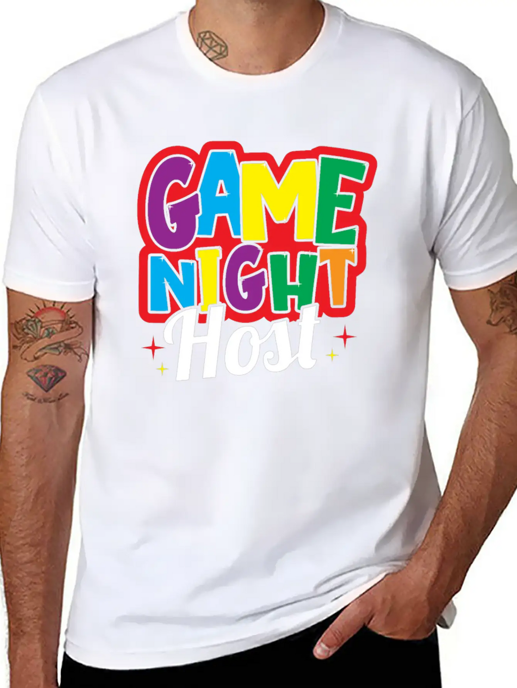 Game Night Host Breathable Soft Cotton T-Shirt – Timeless Casual Look