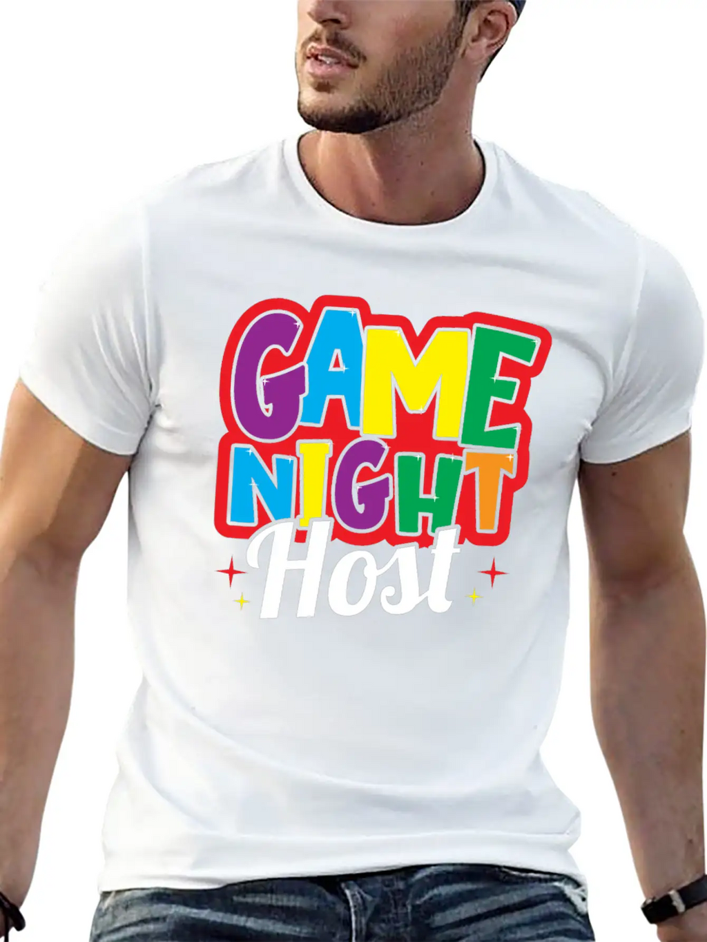 Game Night Host Breathable Soft Cotton T-Shirt – Timeless Casual Look