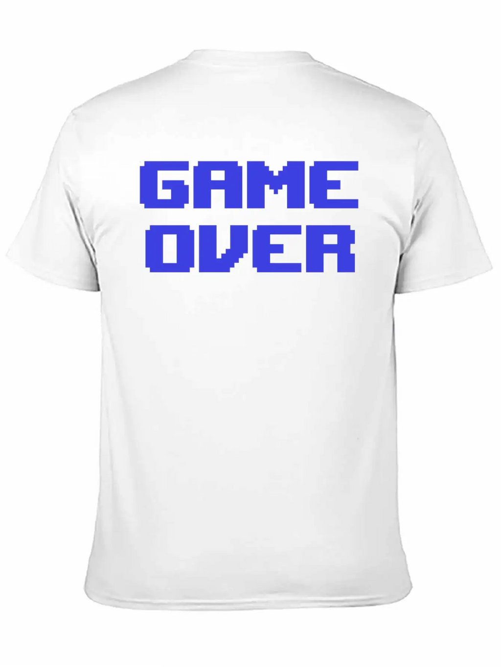 Game Over 8bit Retrogaming Pixelated Pixel Art Say Casual Graphic T-Shirt – Simple And Comfortable Daily Wear