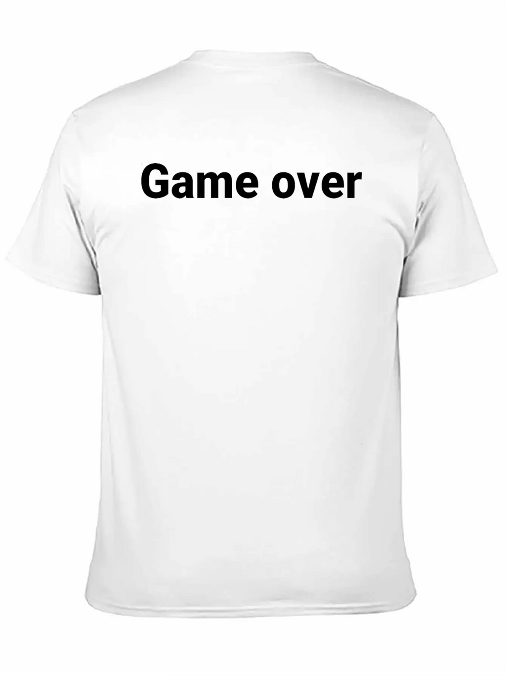 Game Over Casual Graphic T-Shirt – Simple And Comfortable Daily Wear