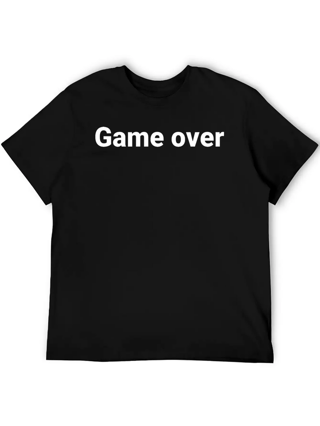 Game Over Casual Graphic T-Shirt – Simple And Comfortable Daily Wear