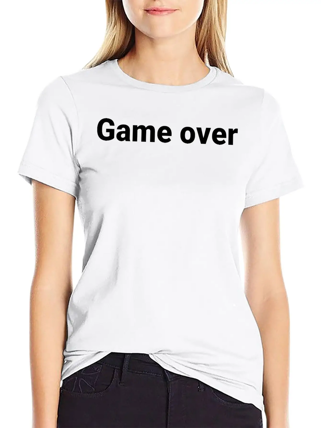 Game Over Casual Graphic T-Shirt – Simple And Comfortable Daily Wear