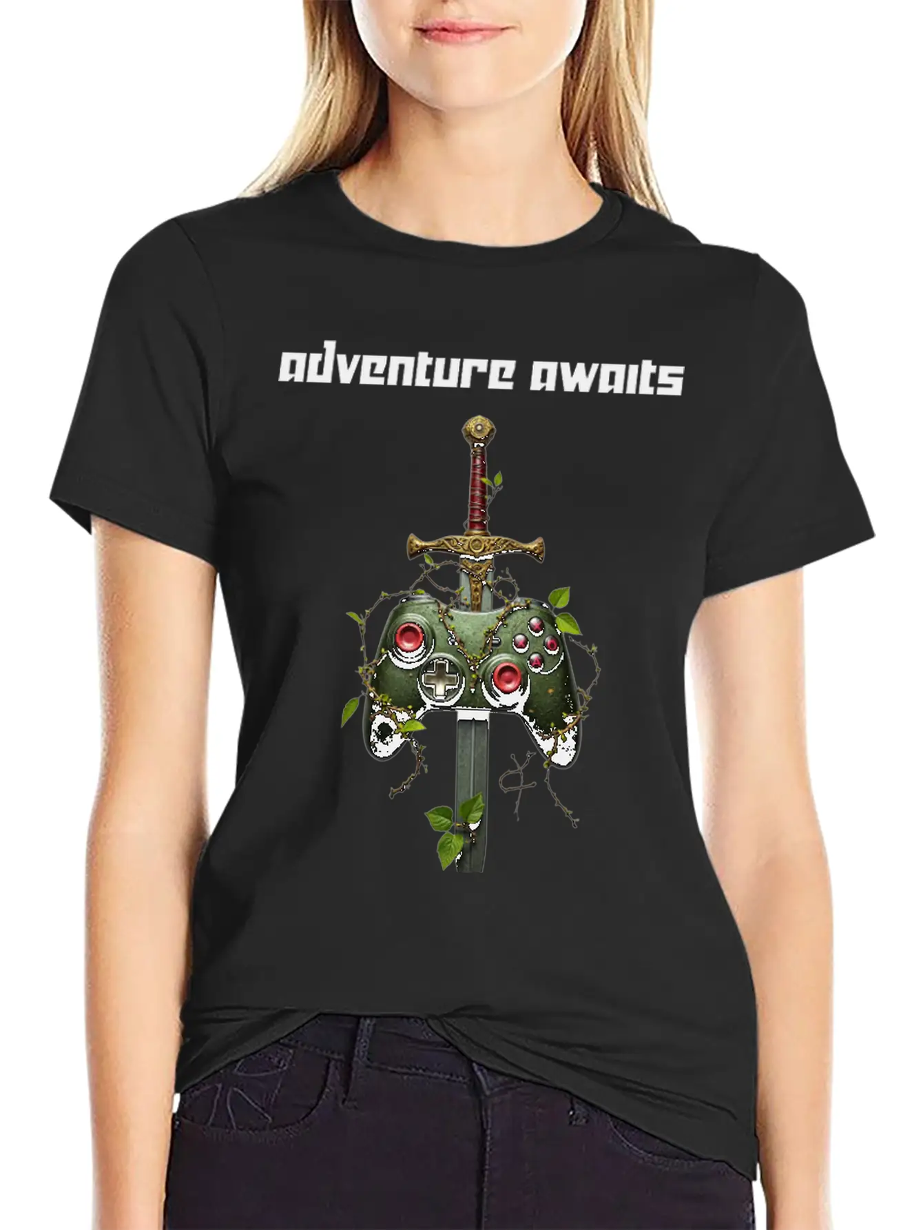 Gamer Knight Tee - Medieval Shield Re Gaming Shirt Breathable Soft Cotton T-Shirt – Timeless Casual Look