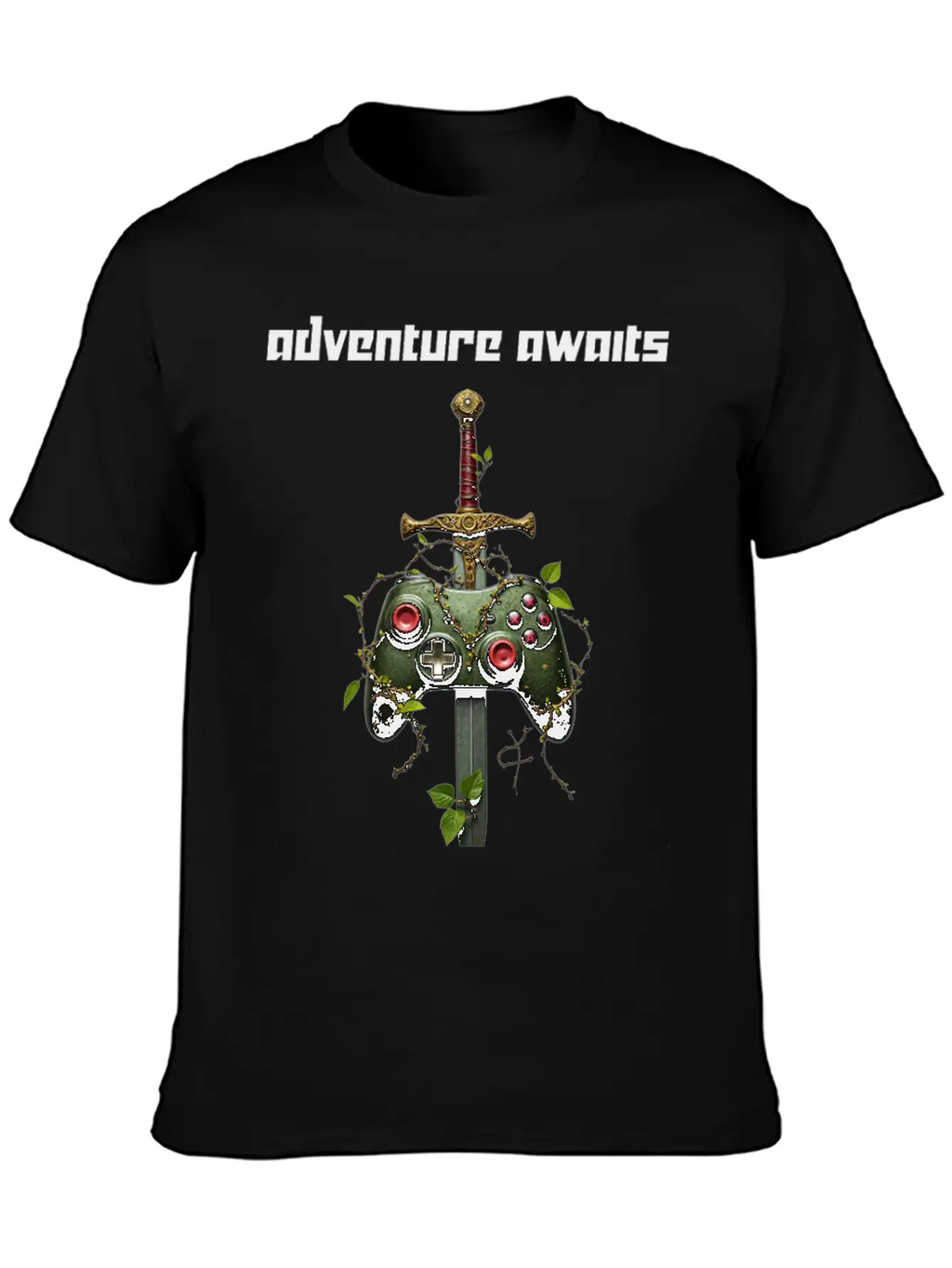Gamer Knight Tee - Medieval Shield Re Gaming Shirt Breathable Soft Cotton T-Shirt – Timeless Casual Look