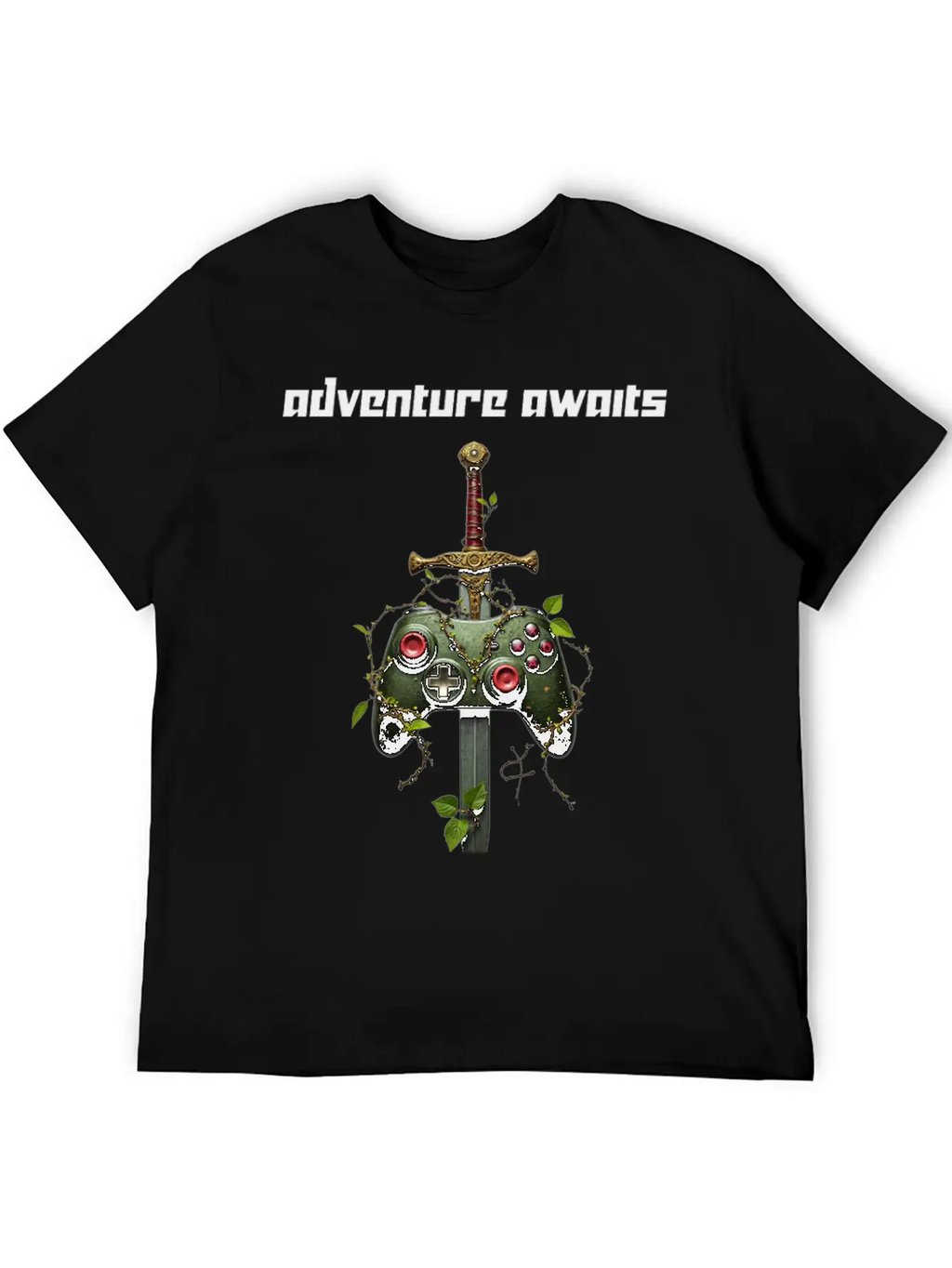 Gamer Knight Tee - Medieval Shield Re Gaming Shirt Breathable Soft Cotton T-Shirt – Timeless Casual Look