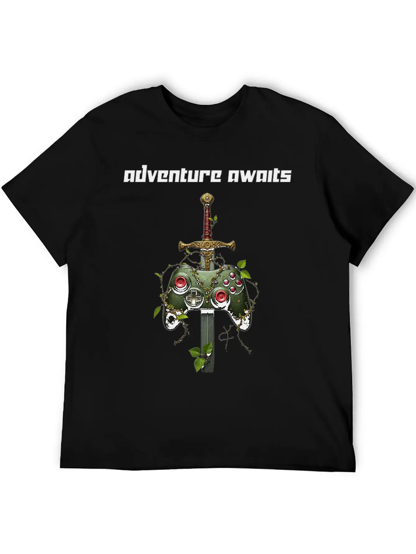 Gamer Knight Tee - Medieval Shield Re Gaming Shirt Breathable Soft Cotton T-Shirt – Timeless Casual Look