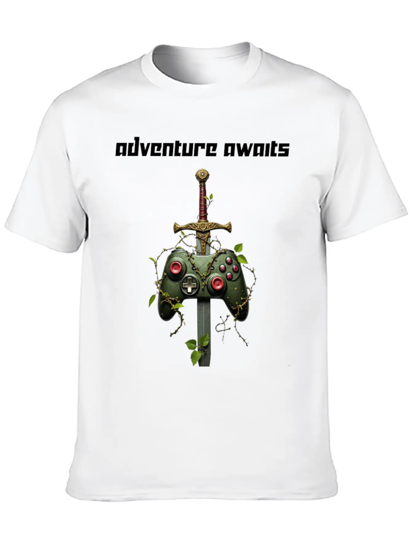 Gamer Knight Tee - Medieval Shield Re Gaming Shirt Breathable Soft Cotton T-Shirt – Timeless Casual Look