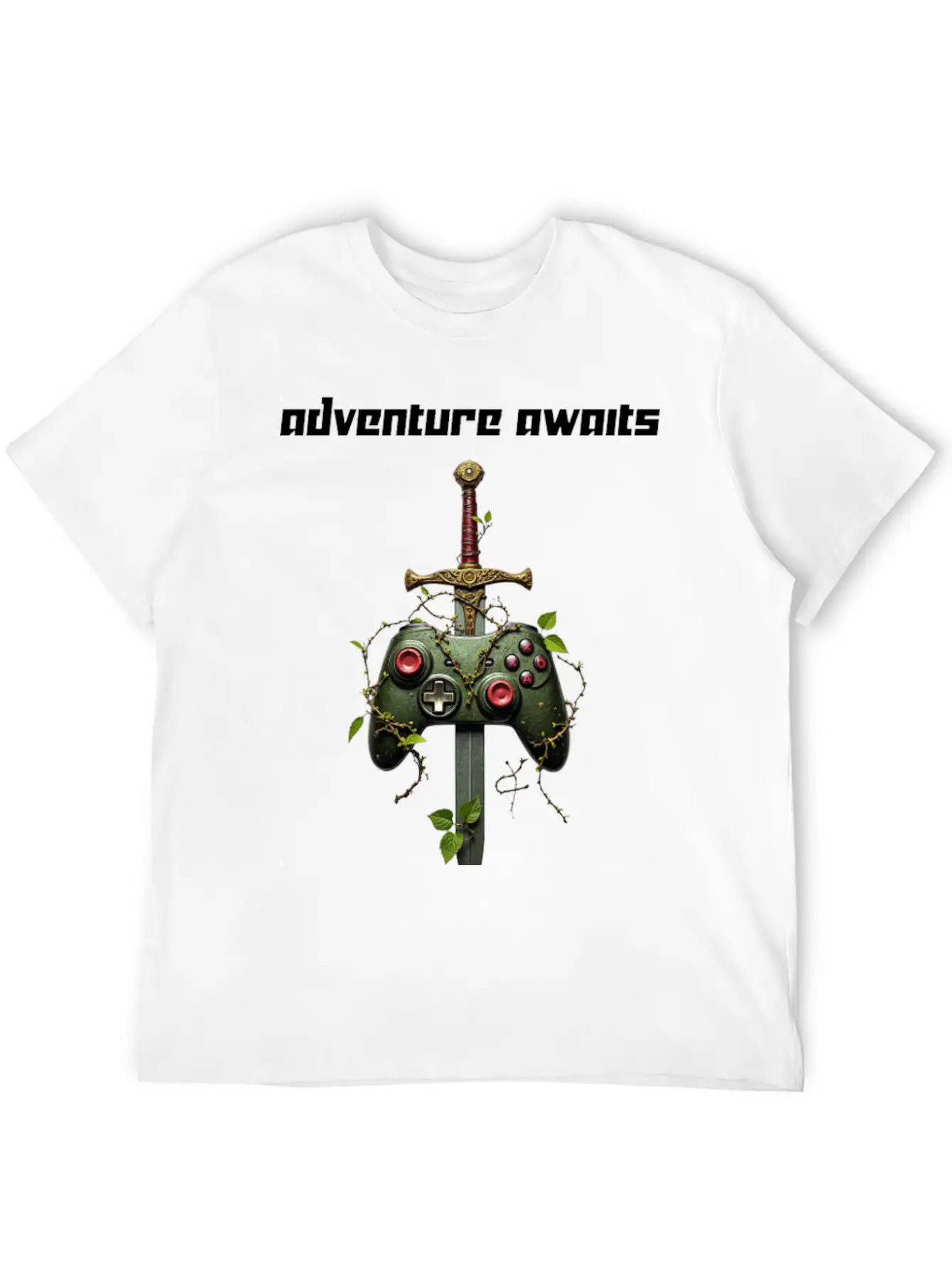 Gamer Knight Tee - Medieval Shield Re Gaming Shirt Breathable Soft Cotton T-Shirt – Timeless Casual Look