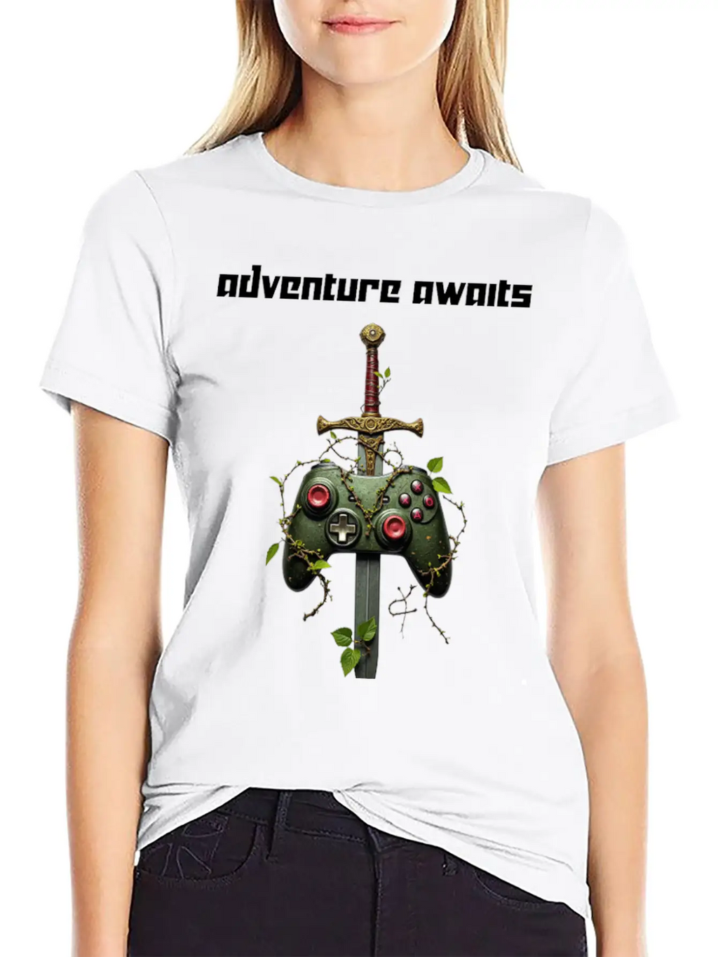 Gamer Knight Tee - Medieval Shield Re Gaming Shirt Breathable Soft Cotton T-Shirt – Timeless Casual Look