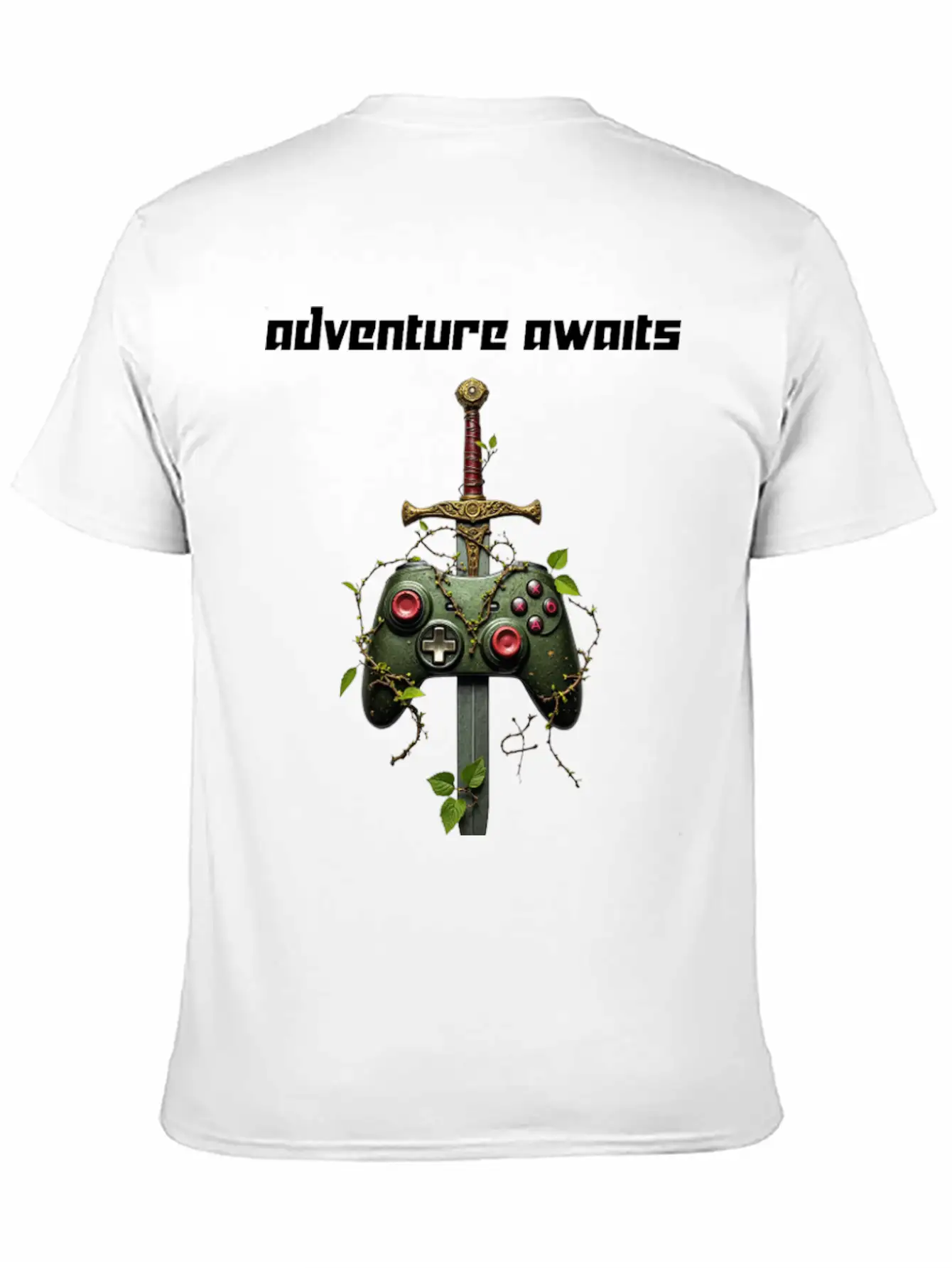 Gamer Knight Tee - Medieval Shield Re Gaming Shirt Breathable Soft Cotton T-Shirt – Timeless Casual Look