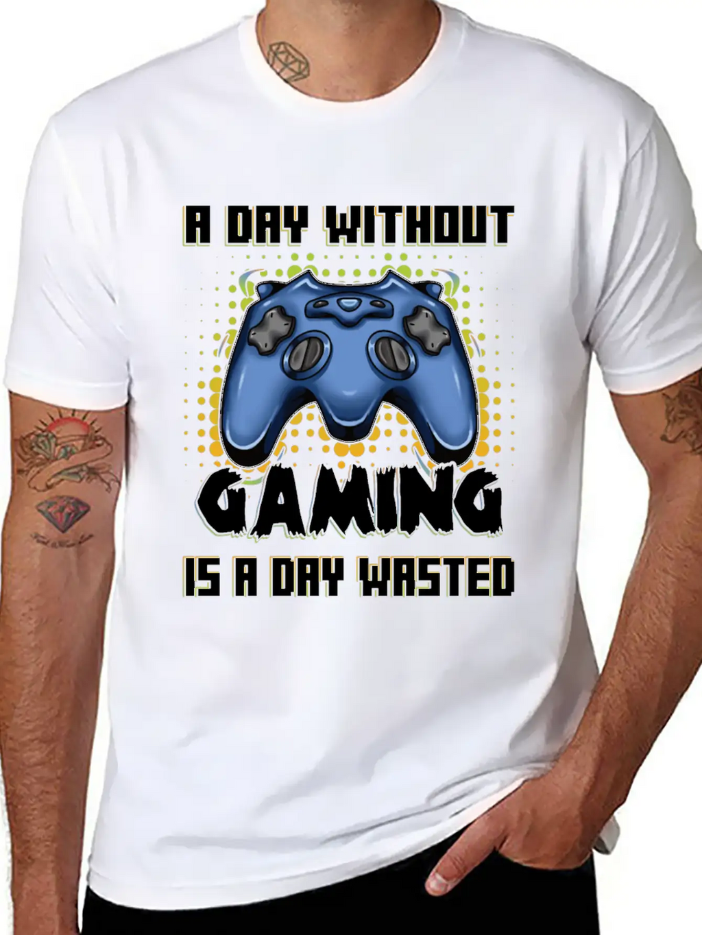 Gamer Without Gaming Is A Day Playing Video Game Stylish Everyday T-Shirt – Unisex Basic Cotton Tee