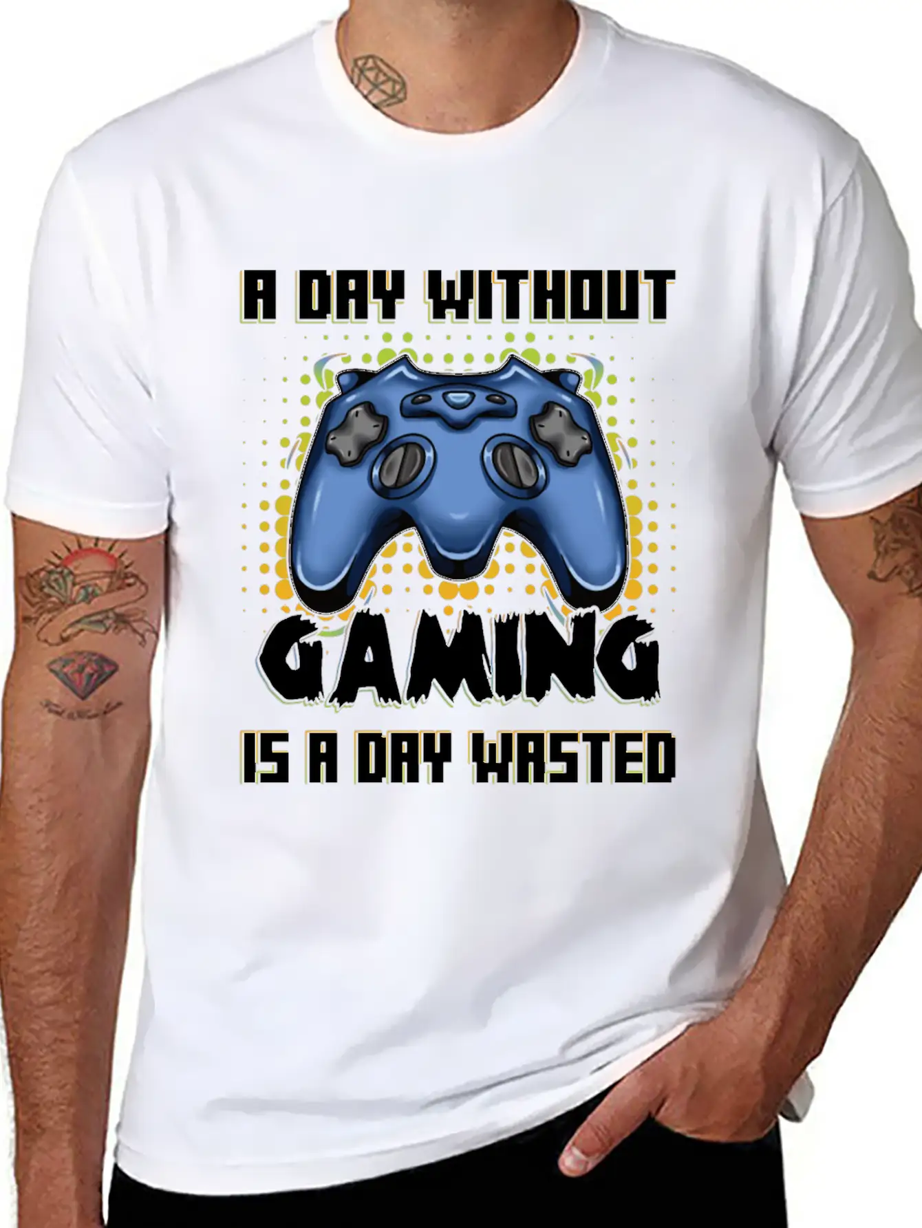Gamer Without Gaming Is A Day Playing Video Game Stylish Everyday T-Shirt – Unisex Basic Cotton Tee