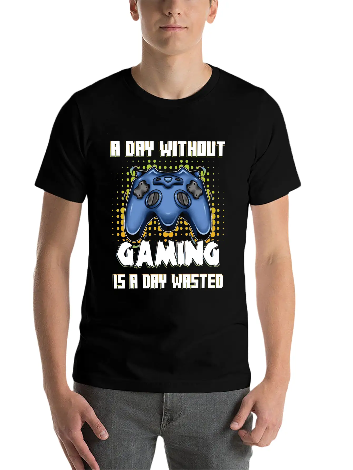 Gamer Without Gaming Is A Day Playing Video Game Stylish Everyday T-Shirt – Unisex Basic Cotton Tee