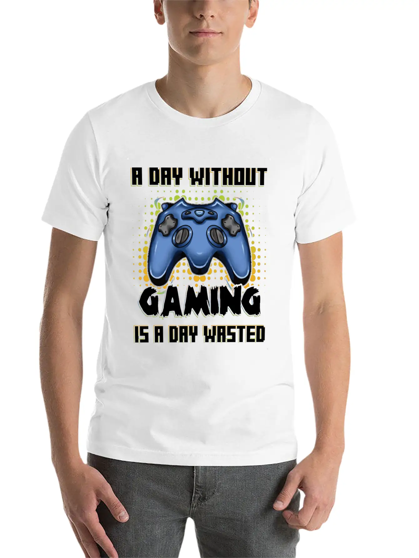 Gamer Without Gaming Is A Day Playing Video Game Stylish Everyday T-Shirt – Unisex Basic Cotton Tee