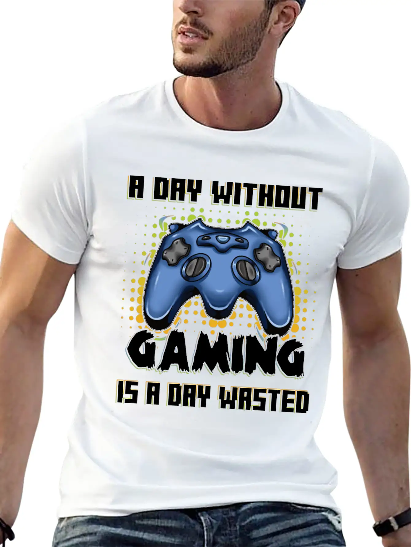 Gamer Without Gaming Is A Day Playing Video Game Stylish Everyday T-Shirt – Unisex Basic Cotton Tee