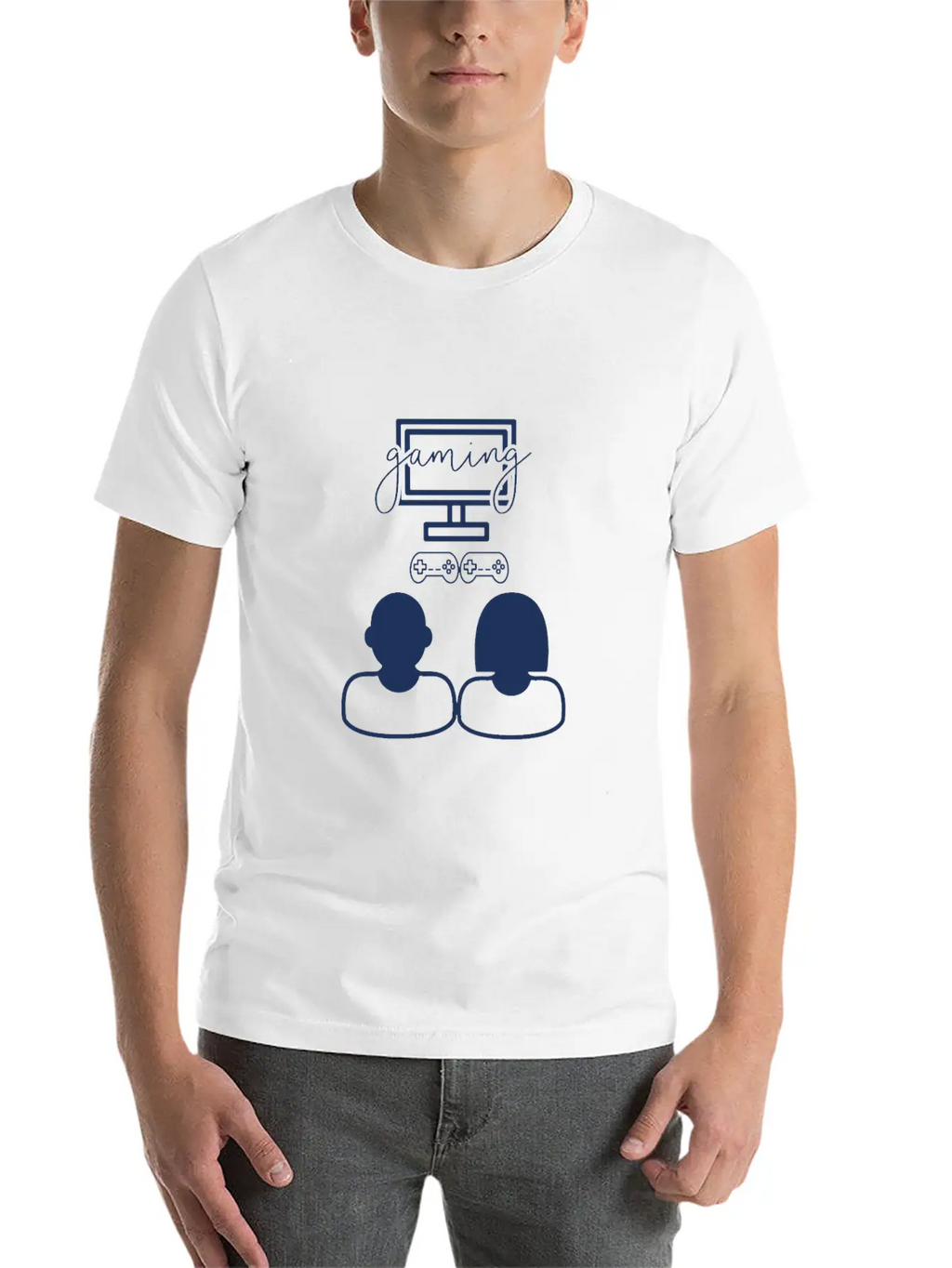 Gaming Breathable Soft Cotton T-Shirt – Timeless Casual Look