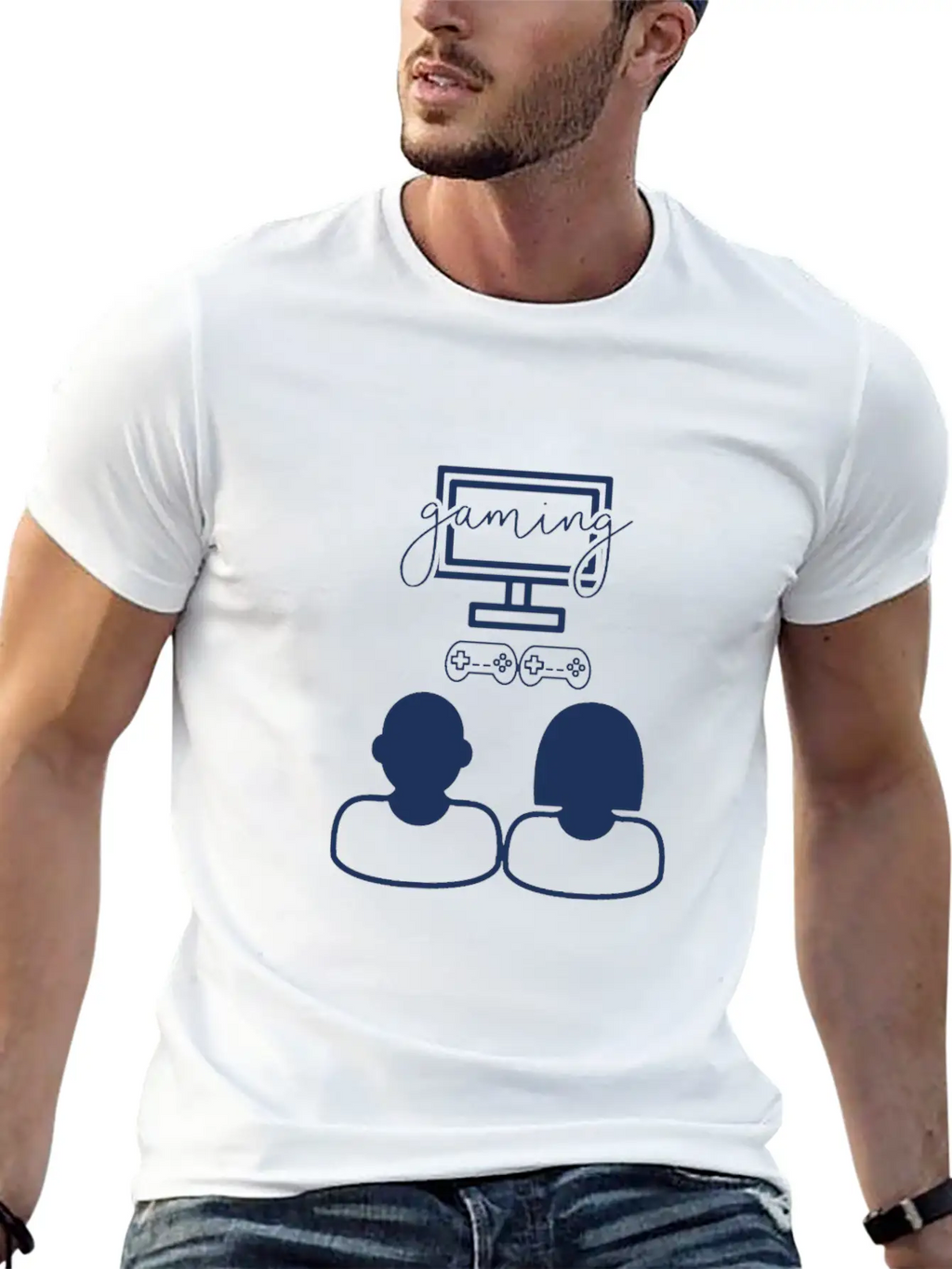 Gaming Breathable Soft Cotton T-Shirt – Timeless Casual Look