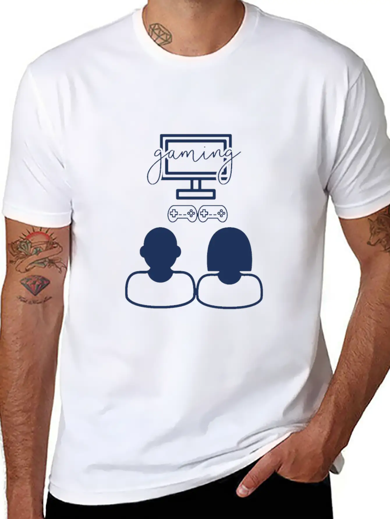 Gaming Breathable Soft Cotton T-Shirt – Timeless Casual Look