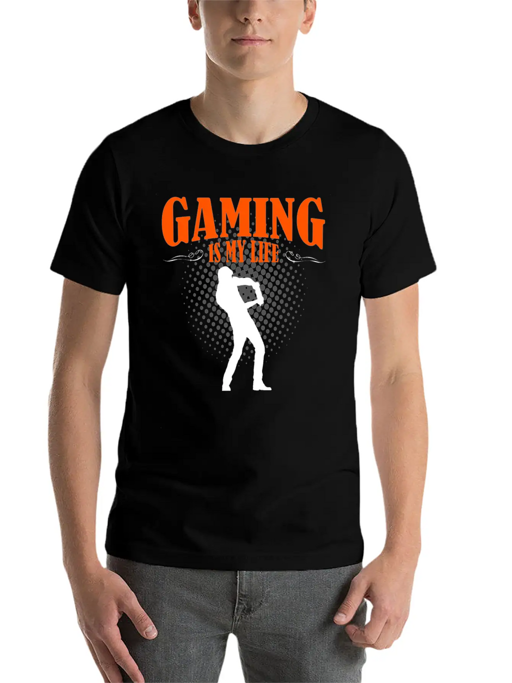 Gaming Is My Life Unisex Casual T-Shirt – Clean Design For Daily Comfort