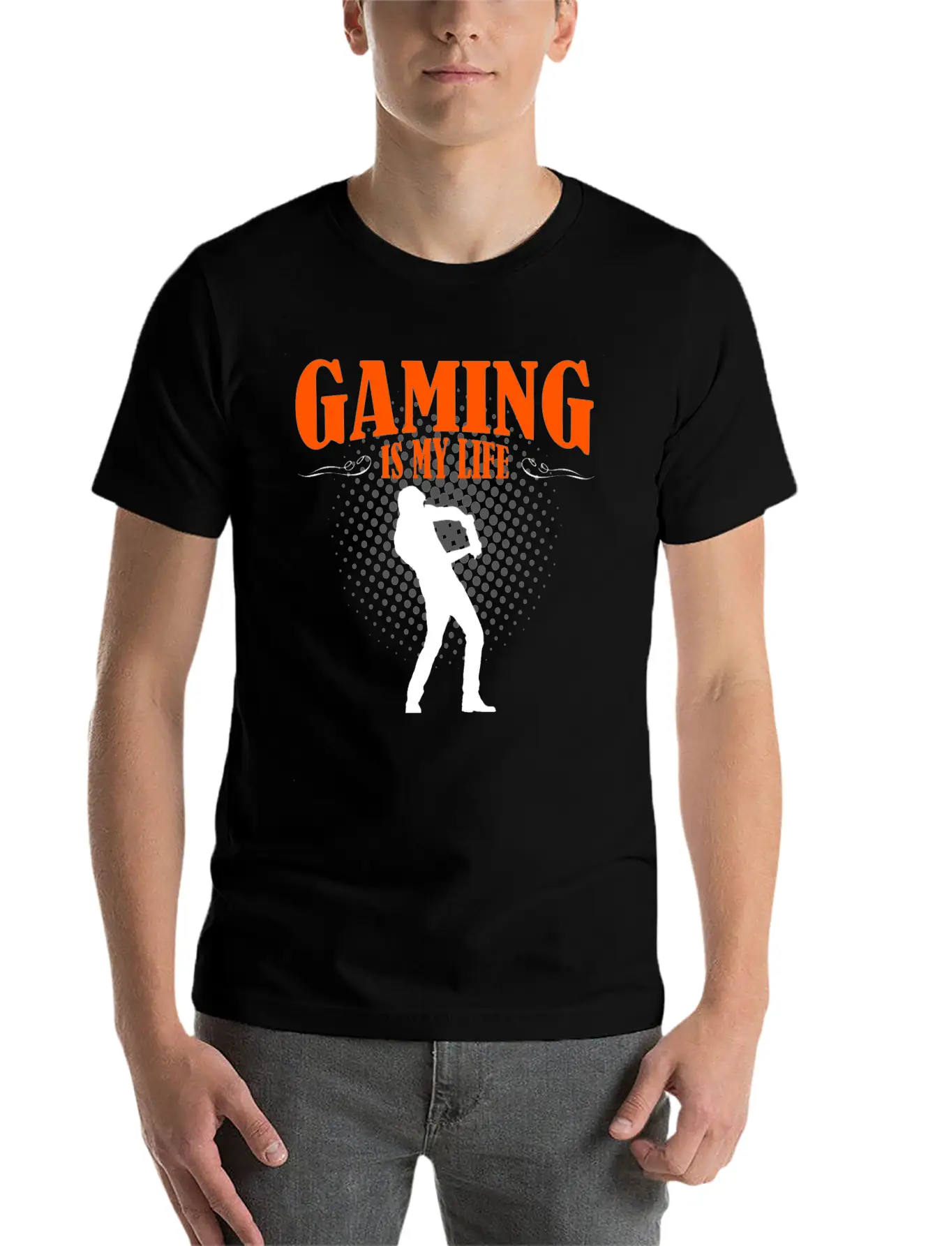 Gaming Is My Life Unisex Casual T-Shirt – Clean Design For Daily Comfort