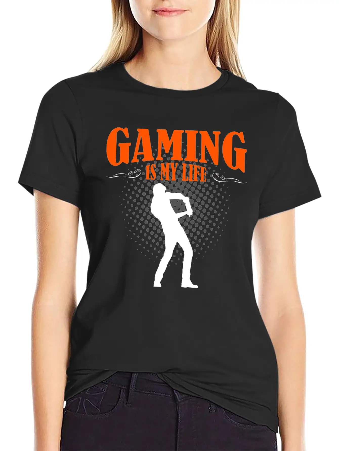 Gaming Is My Life Unisex Casual T-Shirt – Clean Design For Daily Comfort