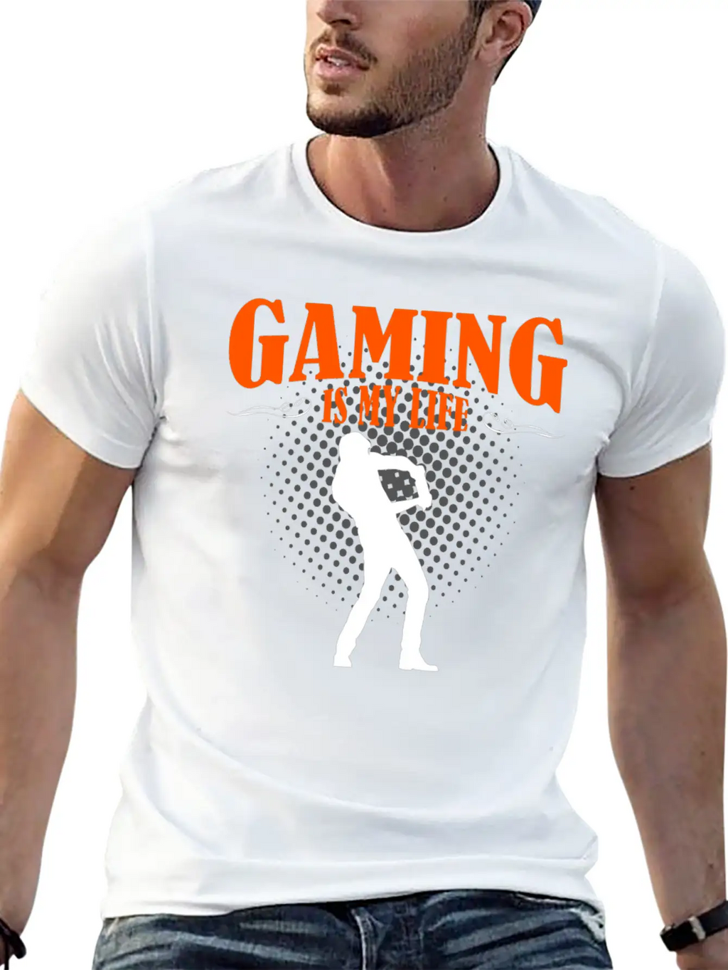 Gaming Is My Life Unisex Casual T-Shirt – Clean Design For Daily Comfort