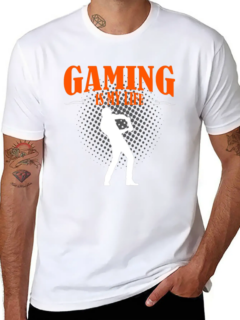 Gaming Is My Life Unisex Casual T-Shirt – Clean Design For Daily Comfort
