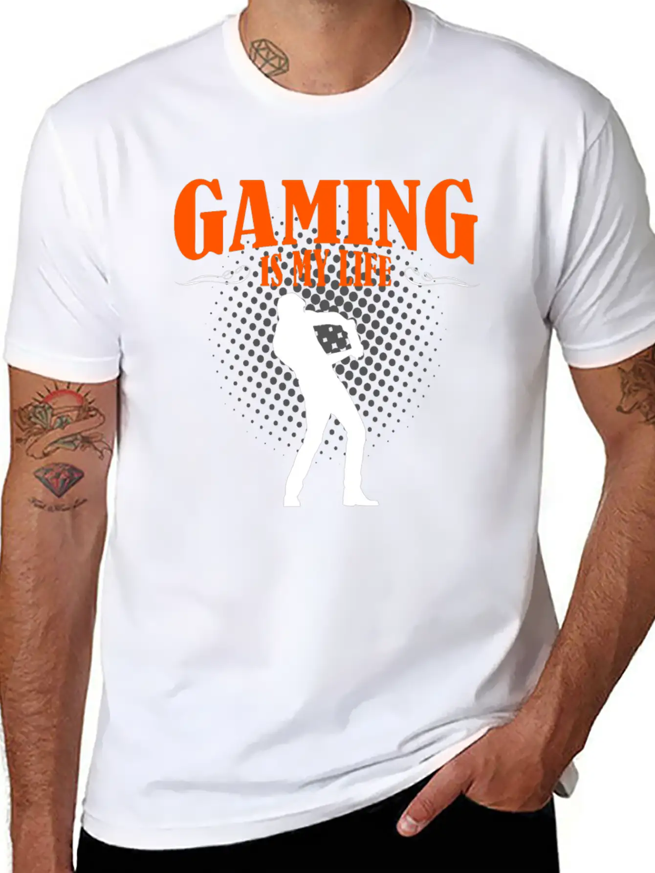 Gaming Is My Life Unisex Casual T-Shirt – Clean Design For Daily Comfort