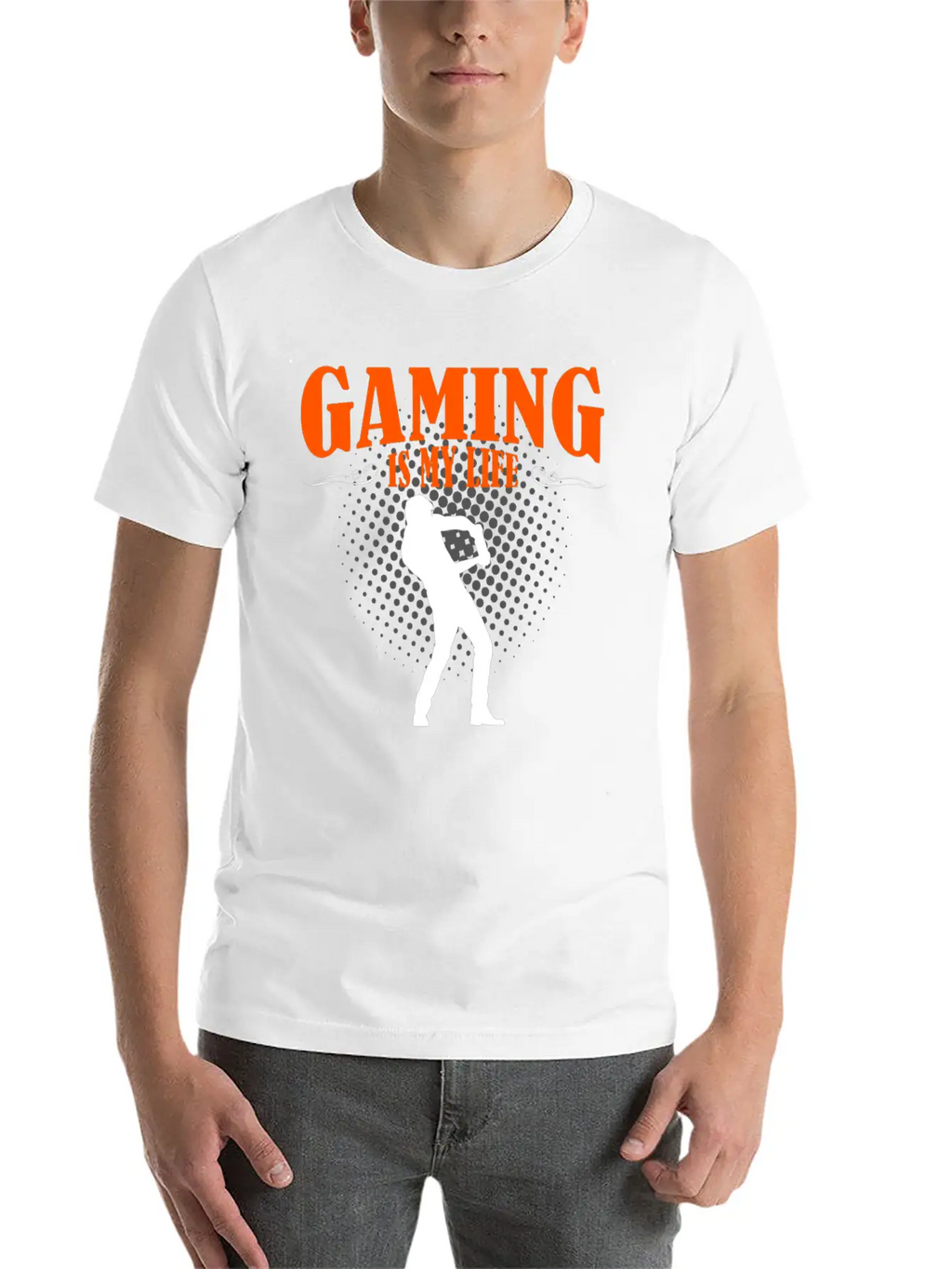 Gaming Is My Life Unisex Casual T-Shirt – Clean Design For Daily Comfort