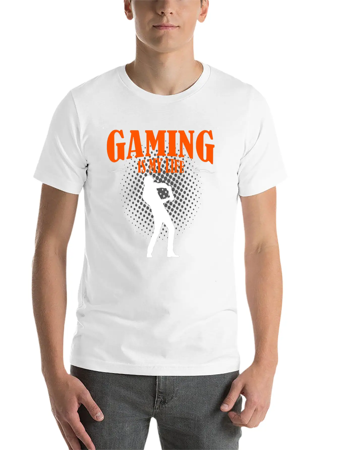 Gaming Is My Life Unisex Casual T-Shirt – Clean Design For Daily Comfort