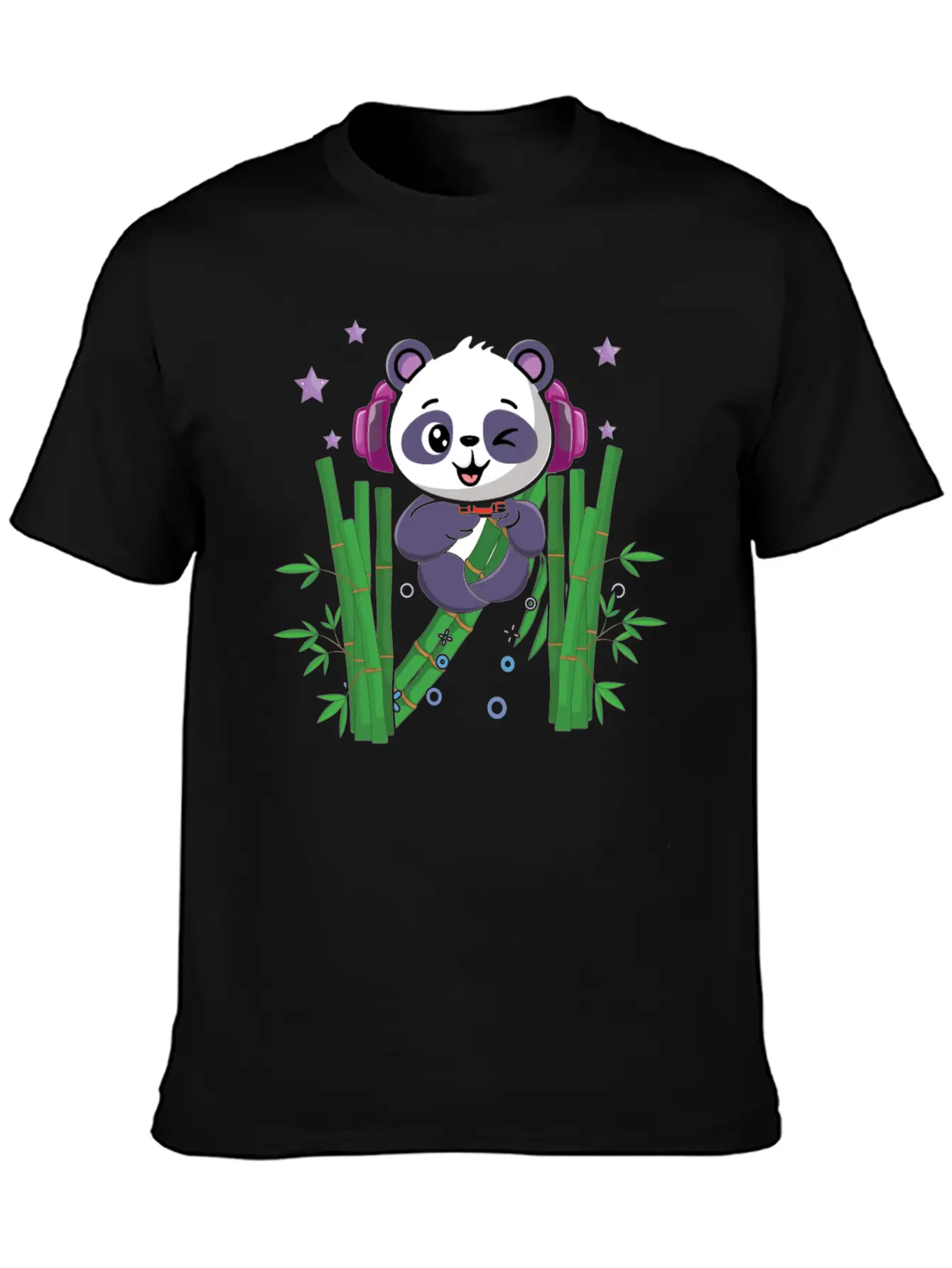 Gaming Panda Cute Playing Video Game Lover Gaming Unisex Casual T-Shirt – Clean Design For Daily Comfort