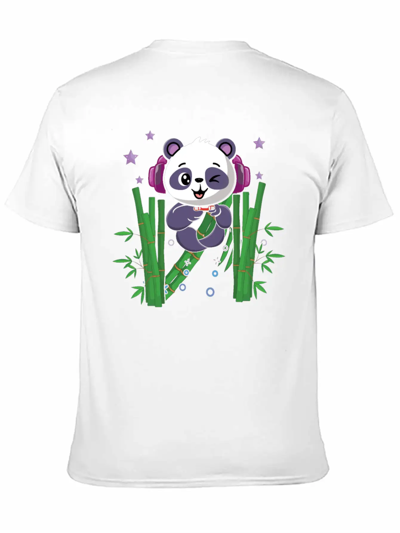 Gaming Panda Cute Playing Video Game Lover Gaming Unisex Casual T-Shirt – Clean Design For Daily Comfort