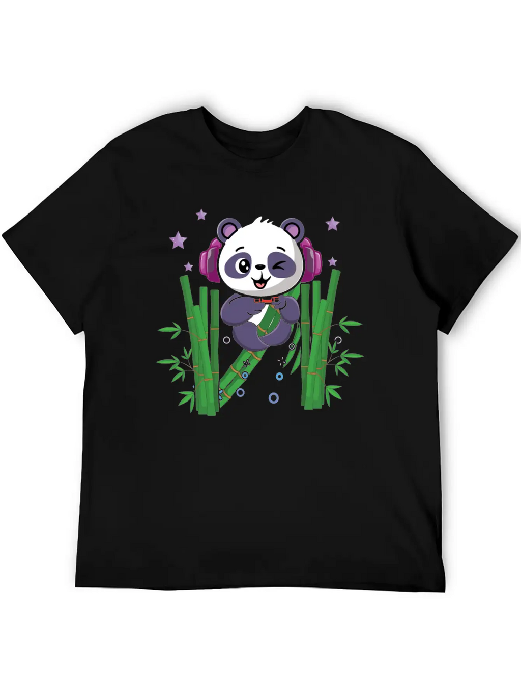 Gaming Panda Cute Playing Video Game Lover Gaming Unisex Casual T-Shirt – Clean Design For Daily Comfort
