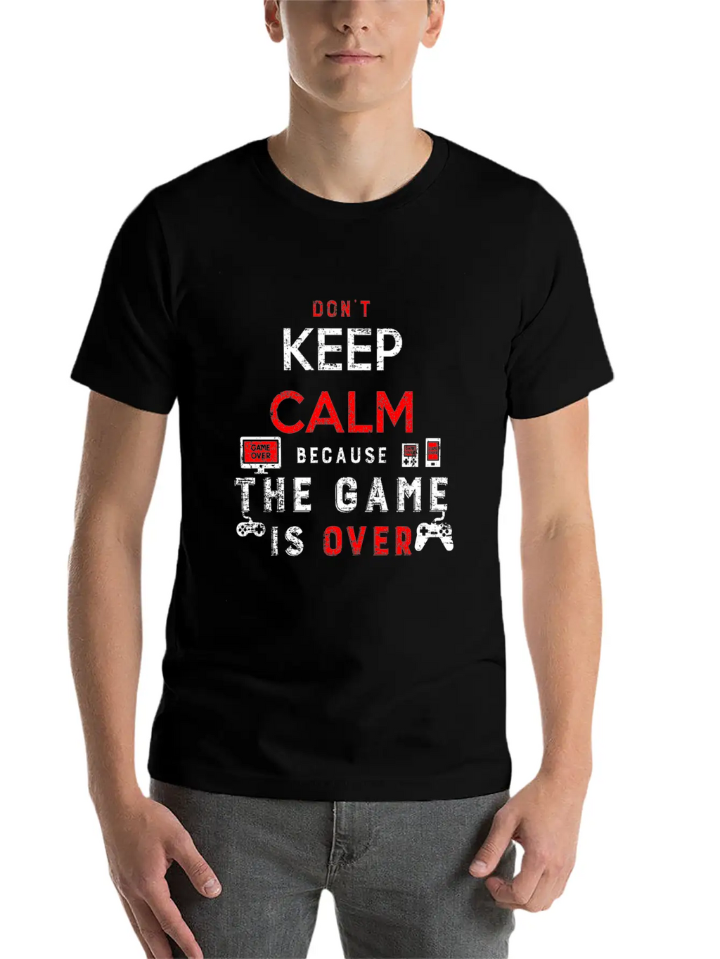Gaming Unisex Casual T-Shirt – Clean Design For Daily Comfort