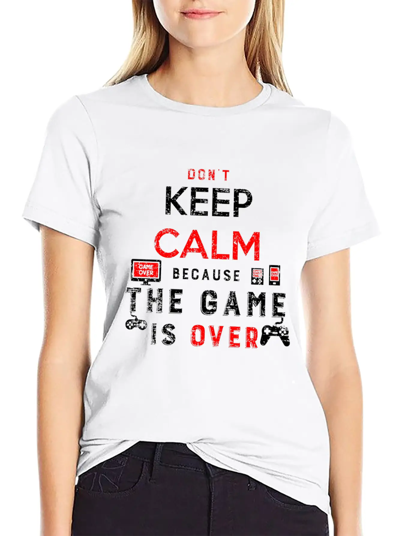 Gaming Unisex Casual T-Shirt – Clean Design For Daily Comfort