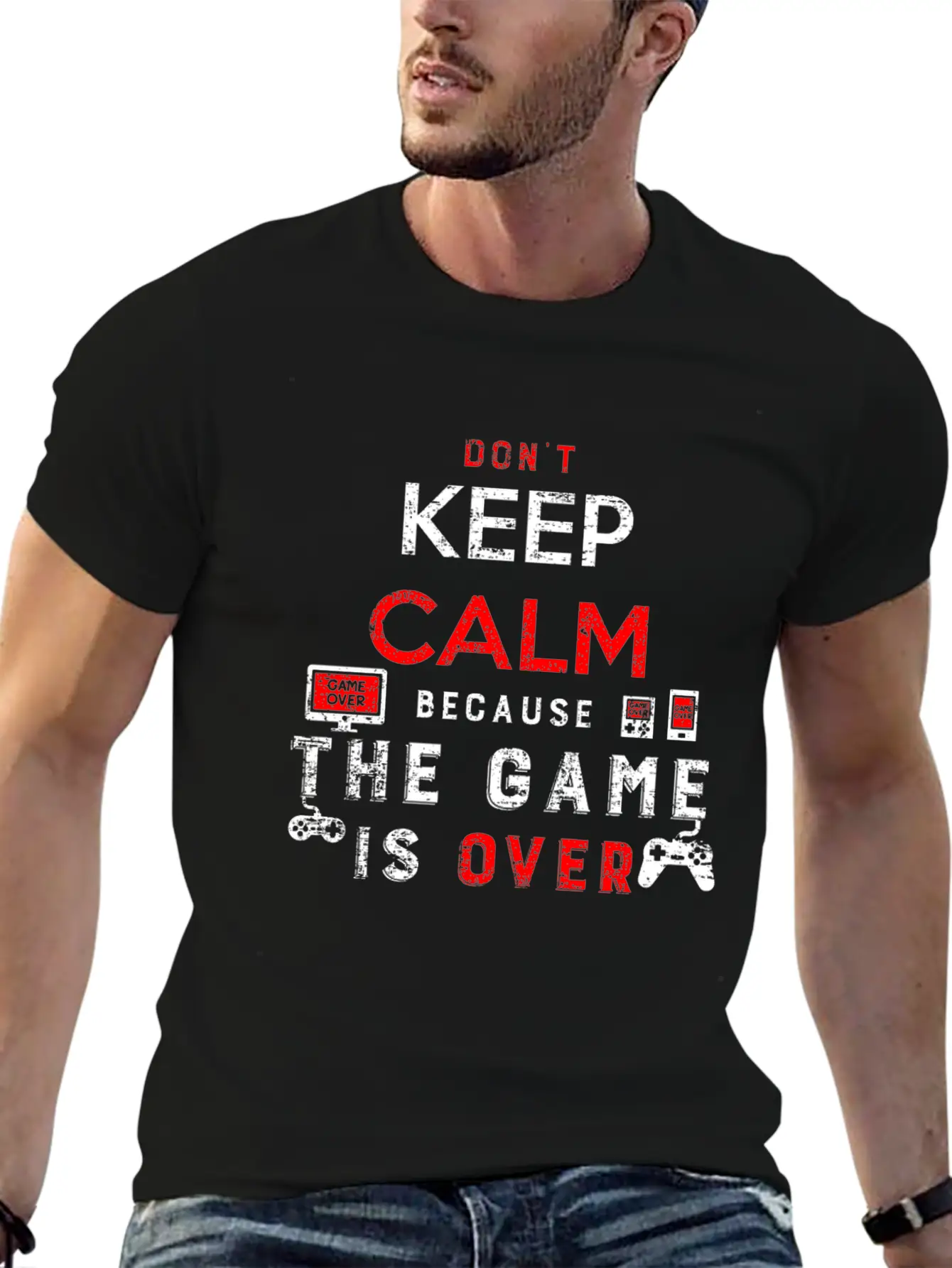 Gaming Unisex Casual T-Shirt – Clean Design For Daily Comfort