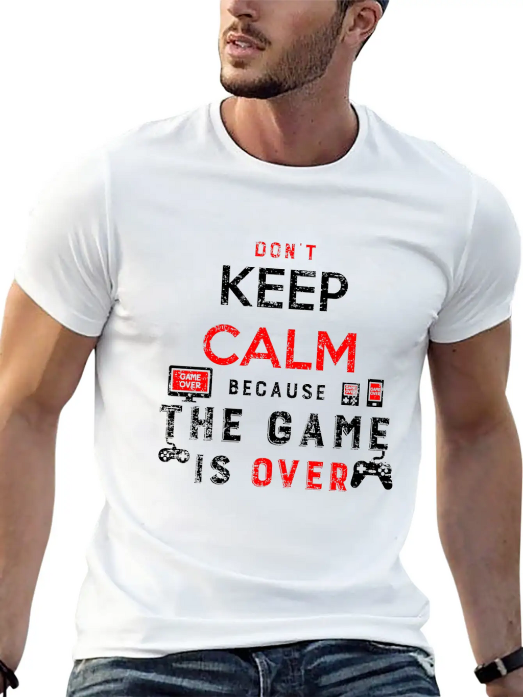Gaming Unisex Casual T-Shirt – Clean Design For Daily Comfort