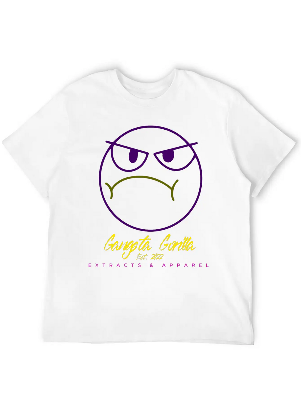 Gangsta Gorilla-Mood Stylish Everyday T-Shirt – Unisex Basic Cotton Tee
