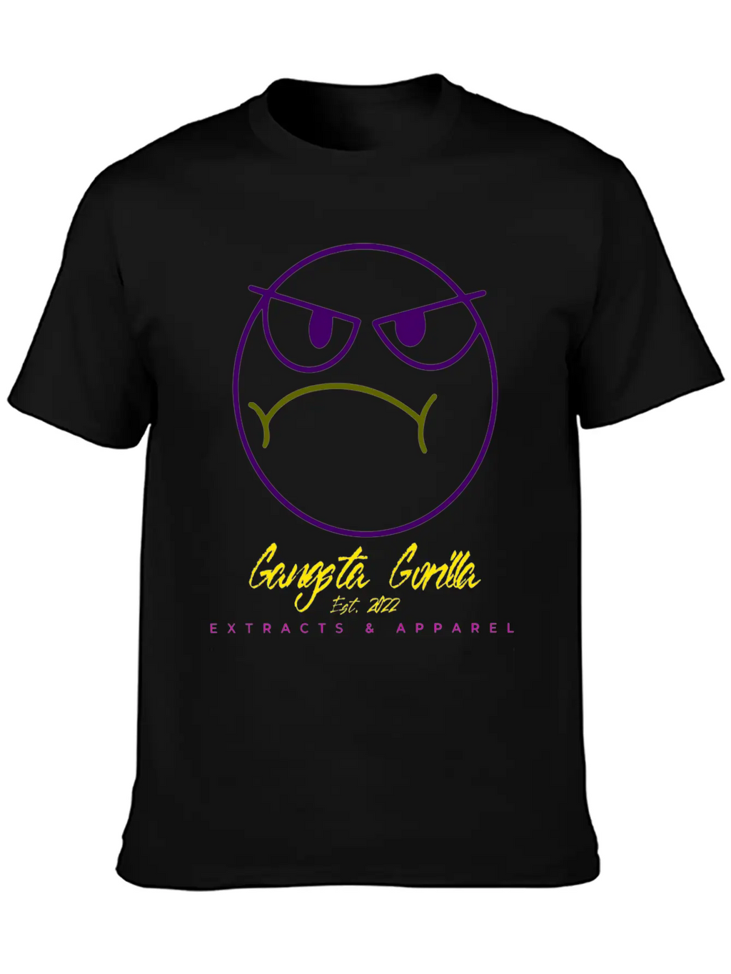 Gangsta Gorilla-Mood Stylish Everyday T-Shirt – Unisex Basic Cotton Tee
