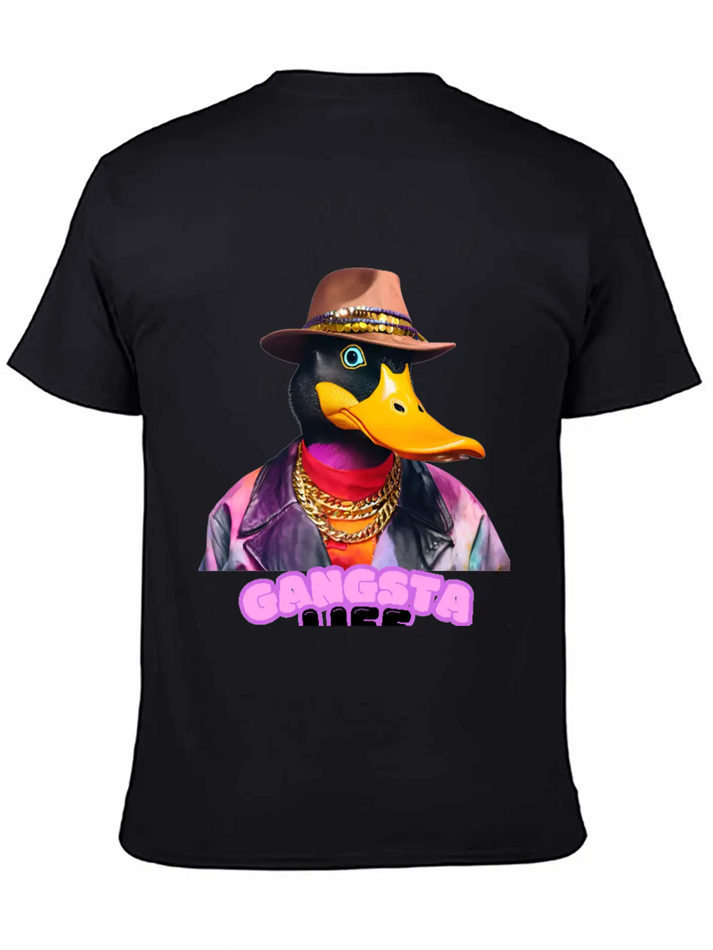 Gangsta Life Duck Stylish Everyday T-Shirt – Unisex Basic Cotton Tee