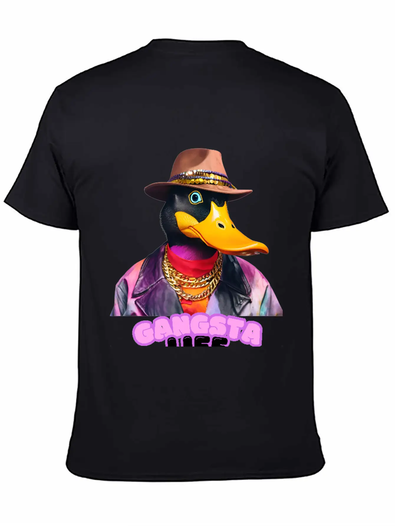 Gangsta Life Duck Stylish Everyday T-Shirt – Unisex Basic Cotton Tee