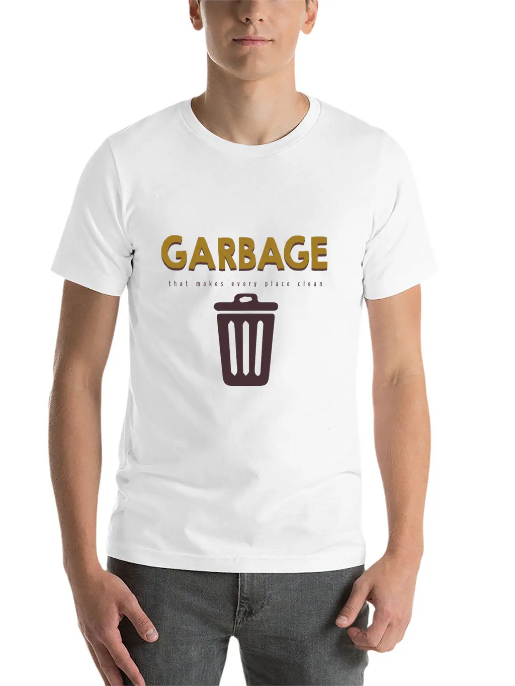 Garbage That Makes Every Place Clean Classic Fit Graphic Tee For Daily Comfort – Unisex Cotton Shirt