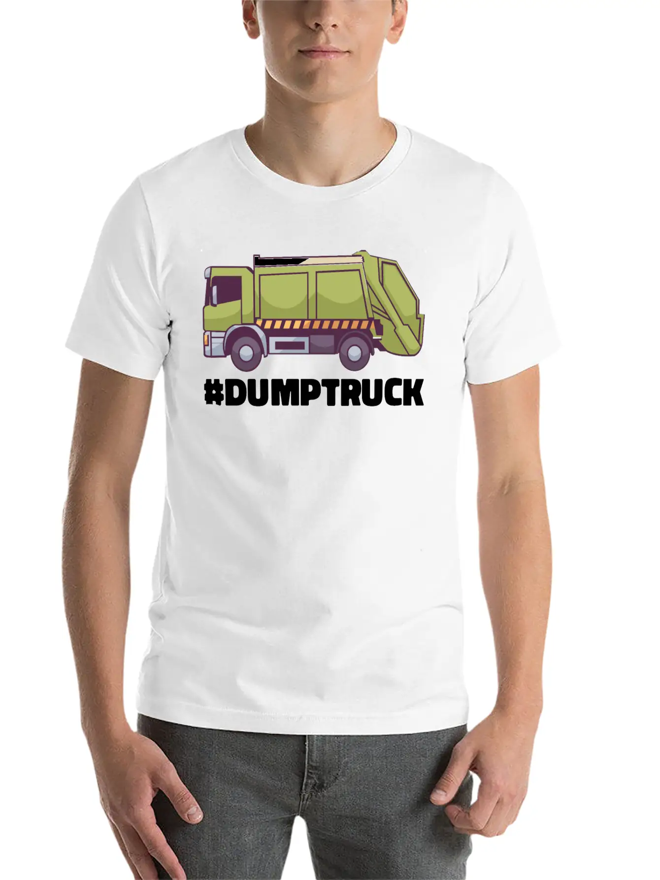 Garbage Truck Gifts For Boys & Toddlers Unisex Short Sleeve Soft Cotton T-Shirt – Casual Everyday Wear