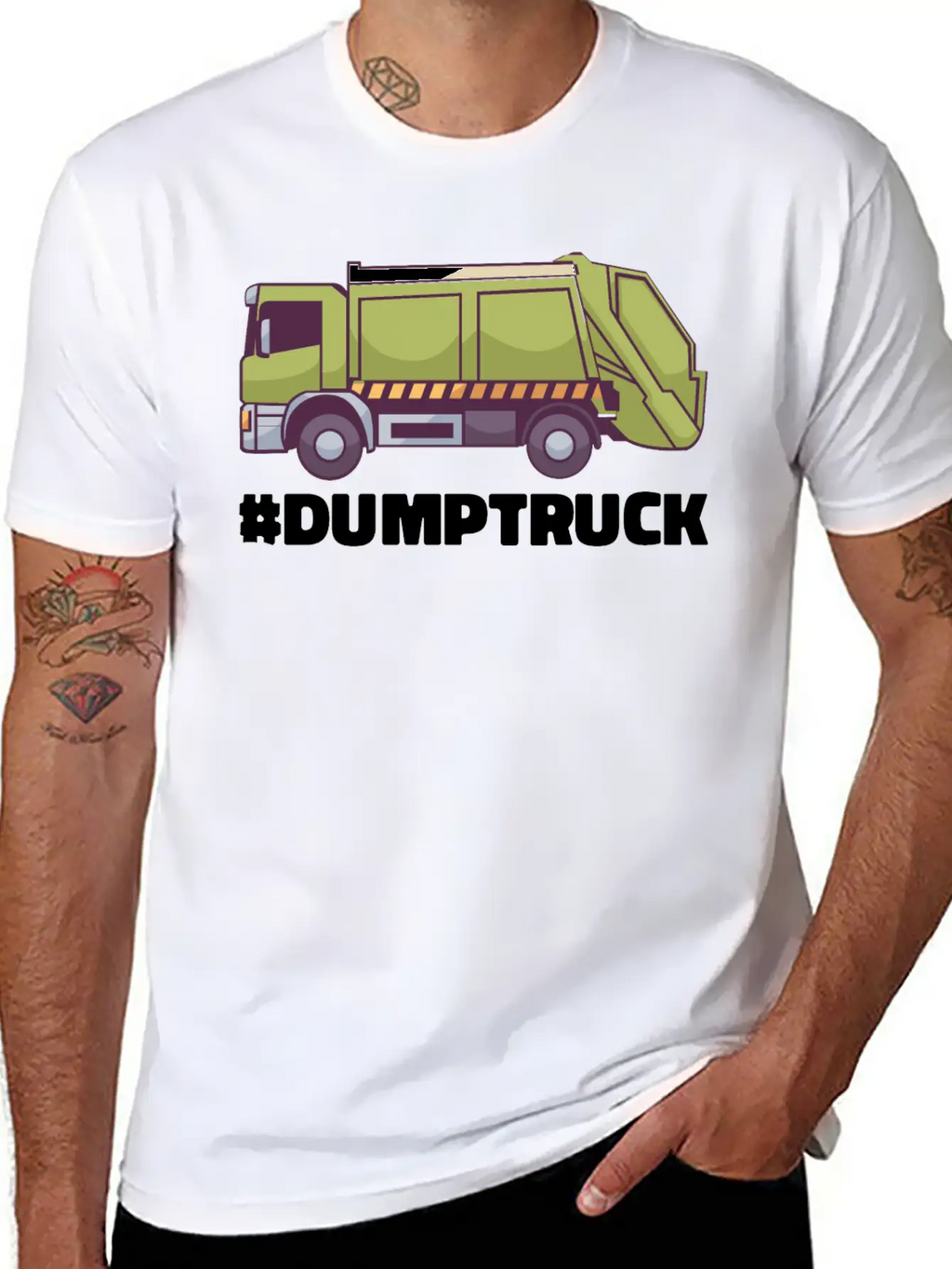 Garbage Truck Gifts For Boys & Toddlers Unisex Short Sleeve Soft Cotton T-Shirt – Casual Everyday Wear